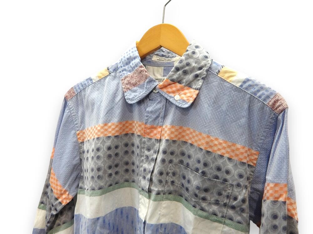 Engineered Garments Long Sleeve Patchwork Shirt X… - image 3