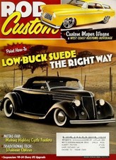 ROD & CUSTOM 2008 OCT - IFS FOR 49 CHEVY, MOTORCYCLE FENDERS FOR HIGHBOYS