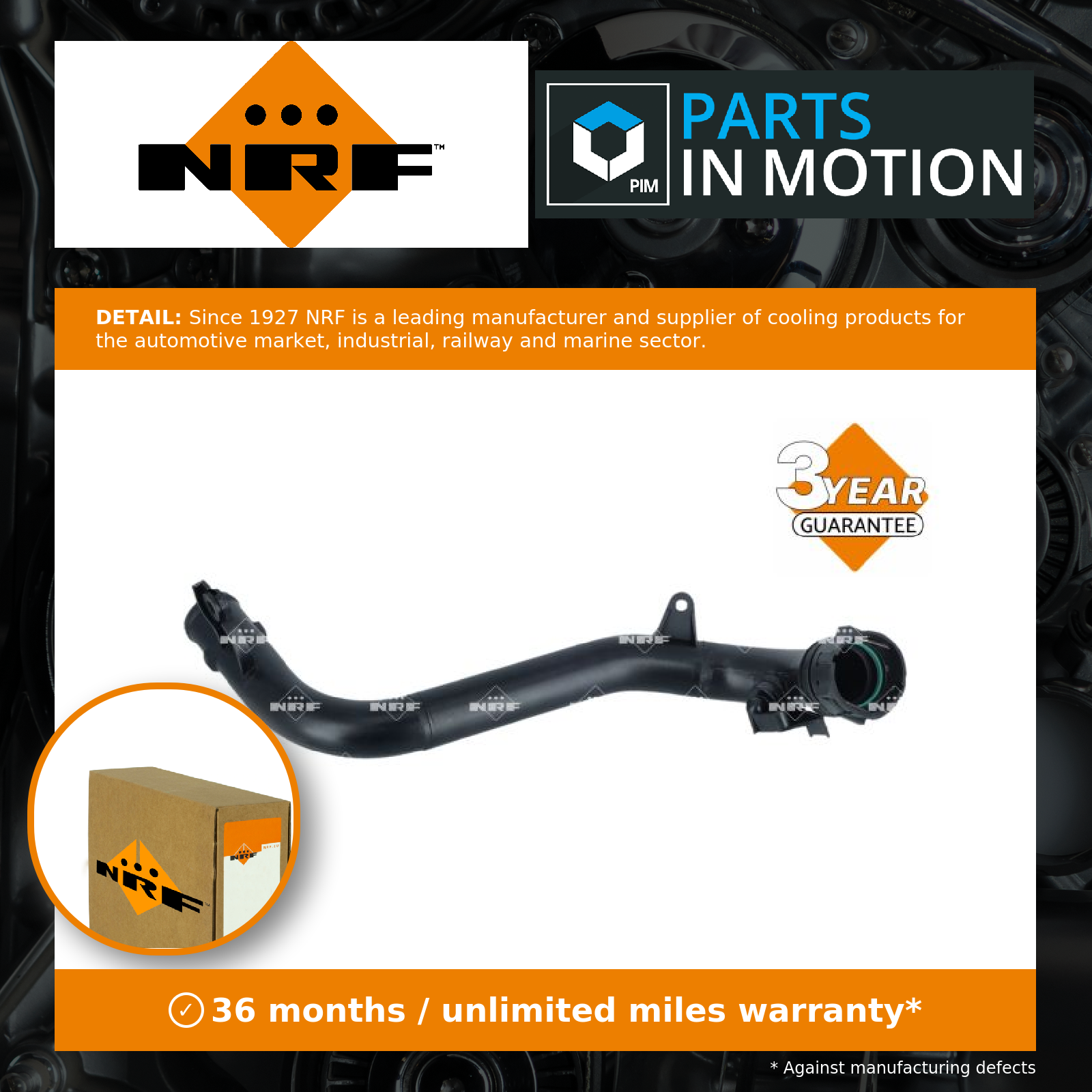 Fits NRF 166177 Charge Air Hose - Image 11