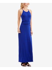 VINCE CAMUTO Womens Blue Sleeveless Full-Length Fit + Flare Dress XS