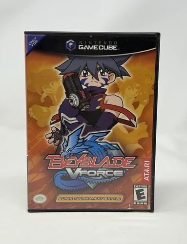 Beyblade: V Force Super Tournament Battle Nintendo GameCube Complete CIB