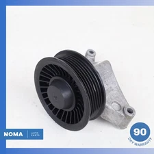 2016 Jaguar X351 XJL Engine Lower Belt Idler Pulley Bracket w/ Pulley OEM