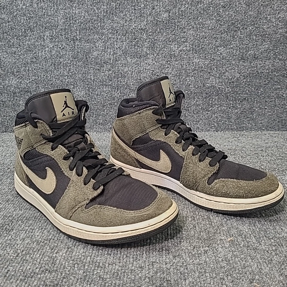 Zapatillas de baloncesto Air Jordan 1 Mid Olive para mujer BQ6472-030 talla 8,5 W/7 M Foto 3 de 4