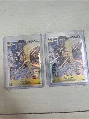 2X ONE PIECE Borsalino EB04-058 SR Adventure On Kami s Island OP15 Mint