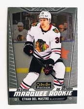 ETHAN DEL MASTRO 2024-25 O-Pee-Chee Platinum Marquee Rookie #224 Blackhawks