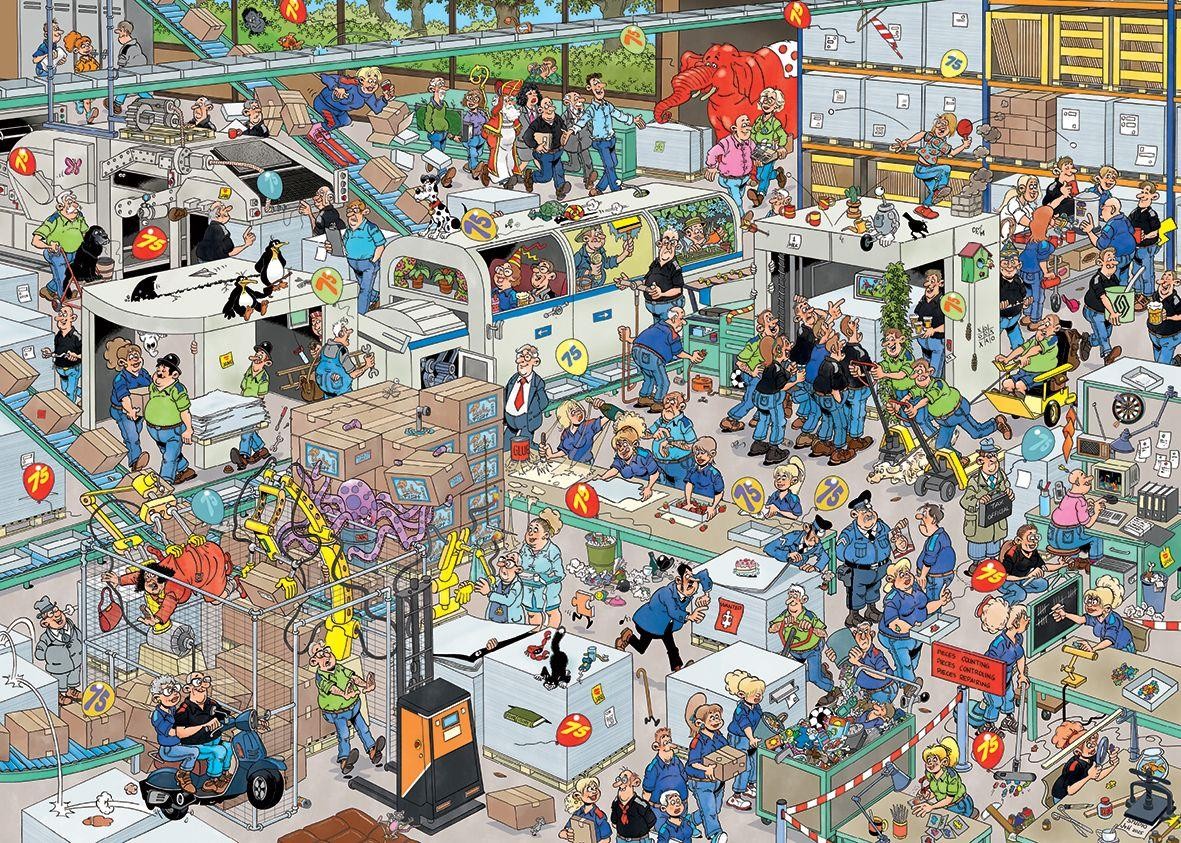 Jan Van Haasteren Puzzle Works Jigsaw Puzzle (1000 Pieces)