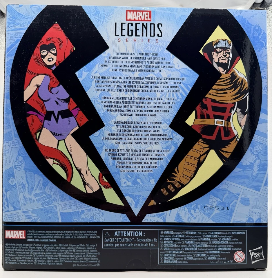 InHumans Marvel Legends Medusa y Gorgon Figuras de Acción Paquete de Dos --EN STOCK-- Foto 2 de 2