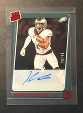 ks 2021 Panini Clearly Donruss Kenneth Gainwell Rated Rookies Red Auto /49