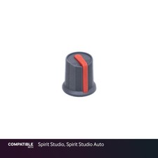 Soundcraft Gray/Red Knob for Spirit Studio, Spirit Studio Auto