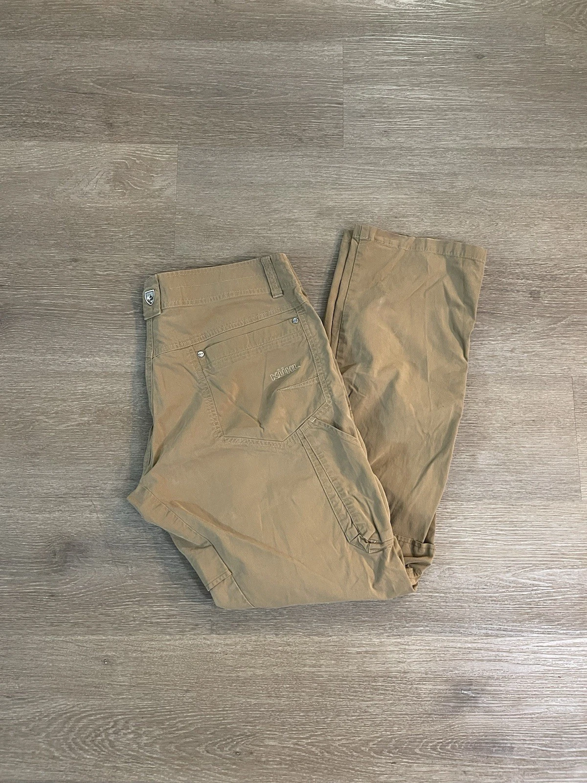 Kuhl Vented Pants Outdoor Hiking Camping Outdoor Tan Brown Men’s 34W x 32L
