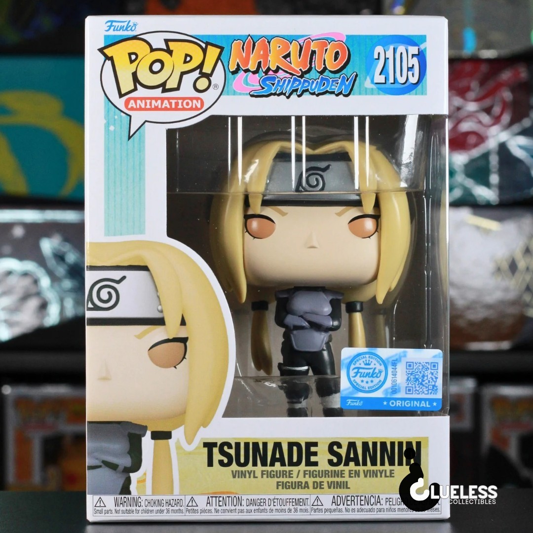 Funko Pop! Naruto: Shippuden Tsunade Sannin #2105 Exclusivo y Protector Pop