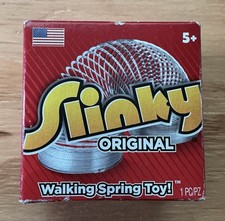 The Original Slinky Walking Spring Toy 2.75-inch Diameter Metal Slinky Fidget...