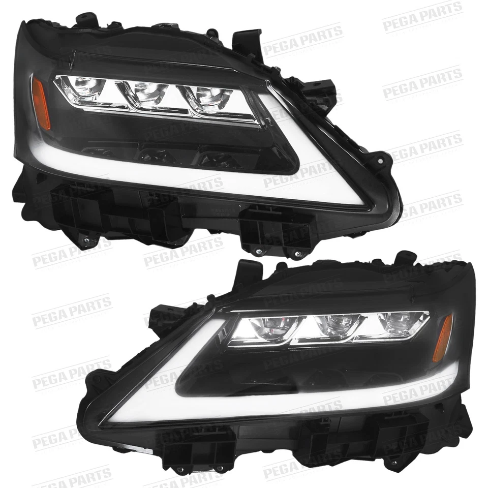 For 2013 2014 2015 Lexus GS GS350 GS450h LH & RH TRIPLE LED Headlight UPGRADE - Imagem 3 de 4