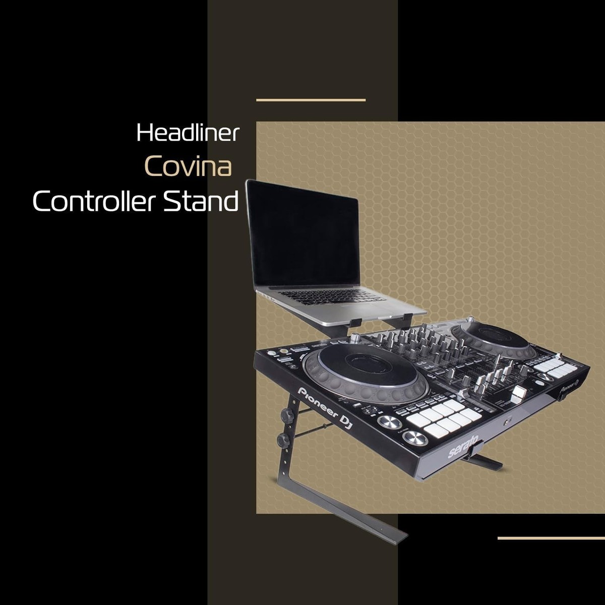 Sleek DJ Controller Stand with Adjustable Heights | eBay