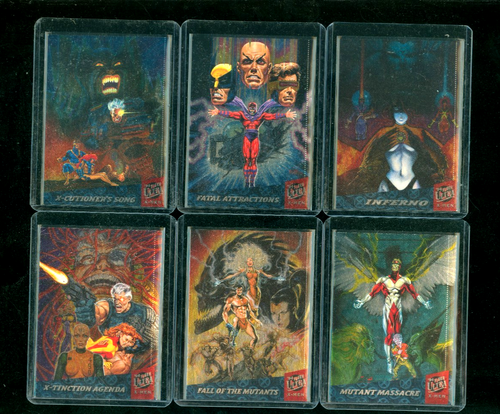 1994 Fleer Ultra X-Men Silver X-Overs #1 2 3 4 5 6 Set Walmart Chase Insert