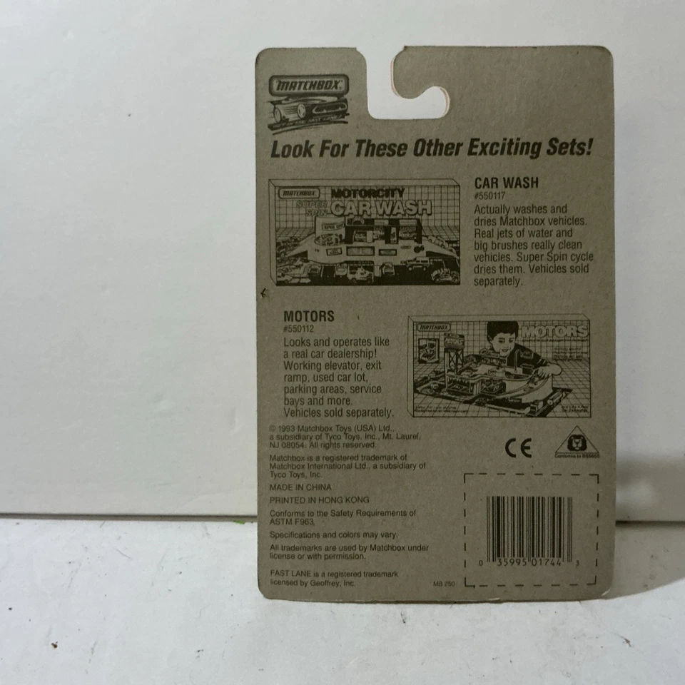 1993 Matchbox Super Fast New Model #44 FORD PROBE GT #MB250 - Thailand - Mint - Image 2 of 4