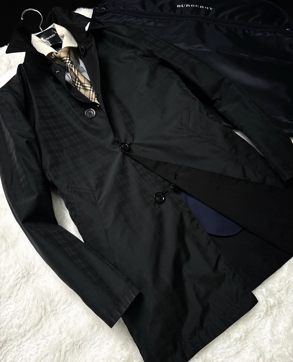 Burberry Black Trench Coats for Men for sale | eBay