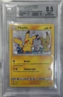 Pokemon Pikachu SM162 Holo Black Star Promo BGS 8.5 Team Up GALAXY SWIRL