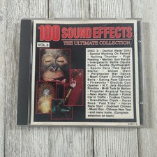 100 Sound Effects Vol. 3 CD The Ultimate Collection Sound Library Madacy