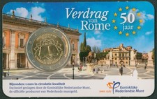Netherlands: 2 Euro Coin Card bi-metallic 2007 (Treaty of Rome) - UNC