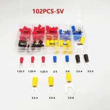 Insulated Electrical Wire Connectors Crimp Terminals Assorted Kit