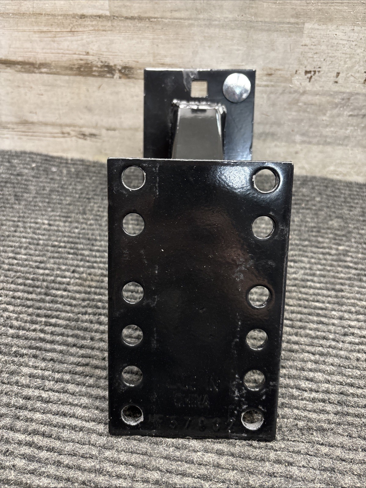 MaxxHaul 80071 Powder Coat Black Trailer Spare Carrier with Tire Locking Bracket