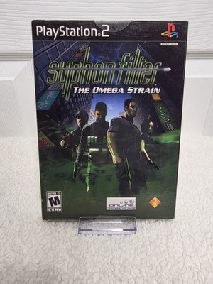 Syphon Filter The Omega Strain PS2 Sony Playstation 2 New Black Label Slip Cover