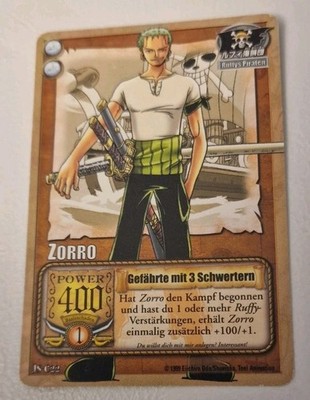 One Piece Card JS-C22 Zorro Companion With Three Swords