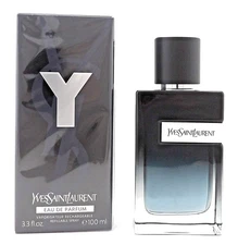 Y by Yves Saint Laurent 3.3 oz. Eau de Parfum Refillable Spray New Sealed Box