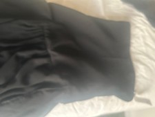 Zara size small black zip to net skirt full length new with tags