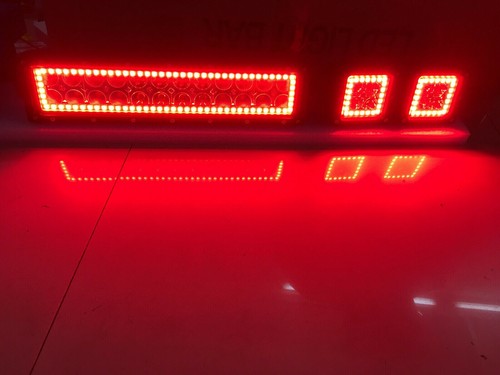 14'' RGB Led Light Bar + 2Pods Chasing Halo LED Work Lights for Truck APP+Remote - Picture 10 of 11
