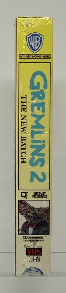 Gremlins 2 VHS (1990) Sealed | Slipcase 1990 | Warner Bros Video | WM - Image 2 of 4