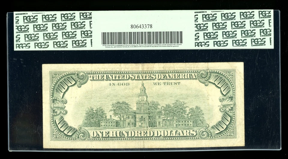 DBR 1990 $100 FRN STAR San Francisco Fr. 2173-L* PCGS App 25 Serial L01846885* - Image 2 of 2