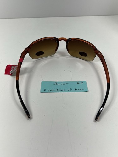 Gafas de sol unisex Pugs modelo A8 ámbar brillante con lentes tintadas ámbar, ¡NUEVAS! - Imagen 5 de 6