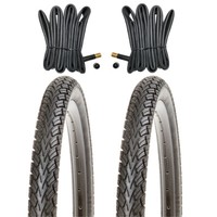 2X Fahrradreifen 14 Zoll Reifen 14X1.75 47-254 Inkl. 2 X Schlauch Mit Av.