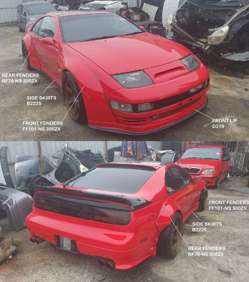 FIT FOR NISSAN FAIRLADY 300ZX Z32 (2+2) 4 SEATERS B.A.R STYLE WIDE