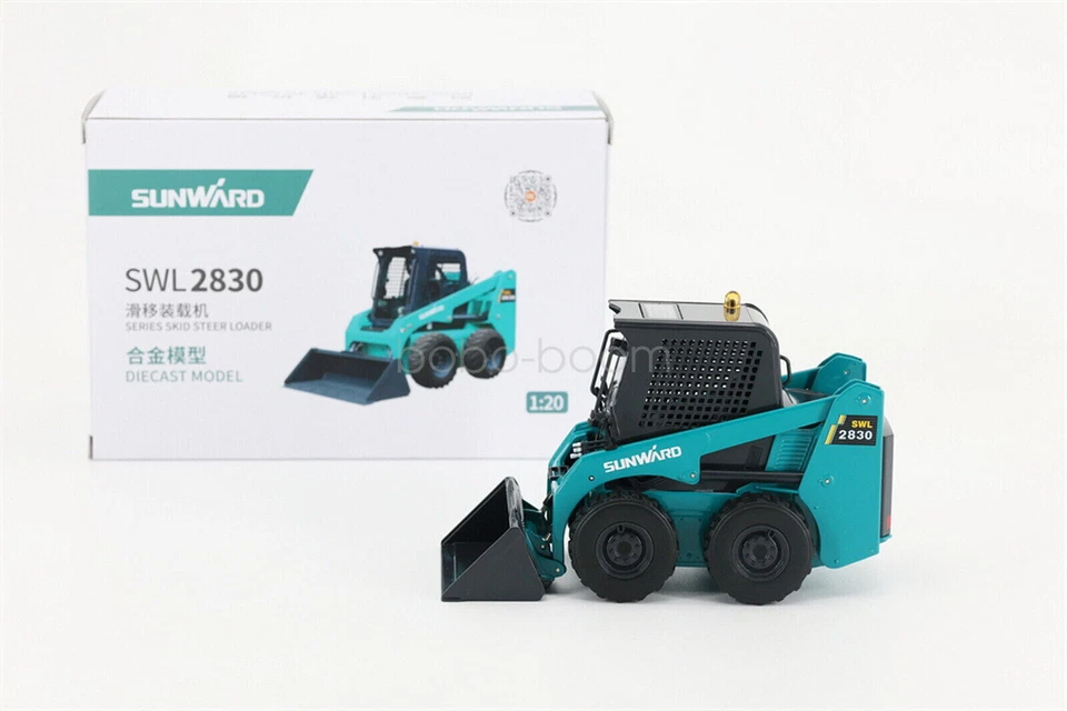 For 1/20 Scale SUNWARD SWL2830 SKID STEER LOADER Diecast Model Gift NIB - Image 2 of 4