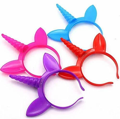 Paquete de 6 diademas de unicornio iluminadas intermitentes regalos de fiesta de unicornio regalos de cumpleaños Foto 4 de 4