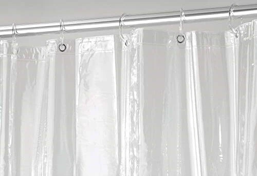 TELO TRASPARENTE OCCHIELLATO PVC PLASTICA PESANTE IMPERMEABILE COPERTURA CRISTAL - Immagine 4 di 4