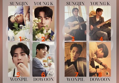 DAY6 - FOUREVER photocard POST CARD WONPIL YOUNG K Sungjin DOWOON