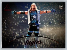 AJ Styles 2023 Panini Chronicles WWE Luminance Red /199 #161