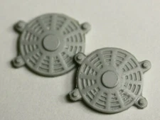 FAB24813 High Performance Electric Cooling Fans 2pc1/24-25th Pressure Cast Resin