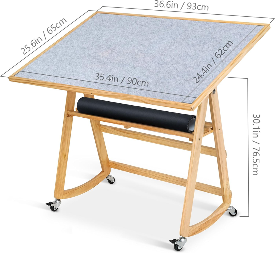 1500 Piece Tilting Puzzle Table with Legs & Cover Mat, Adjustable ...