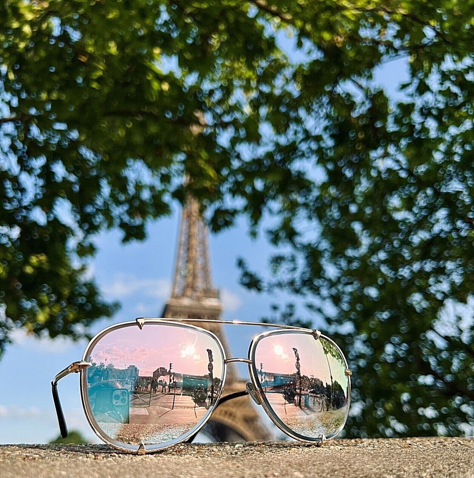 Occhiali Da Sole Oversize Opalescenti Donna, Rosso | Milano - Foto 3