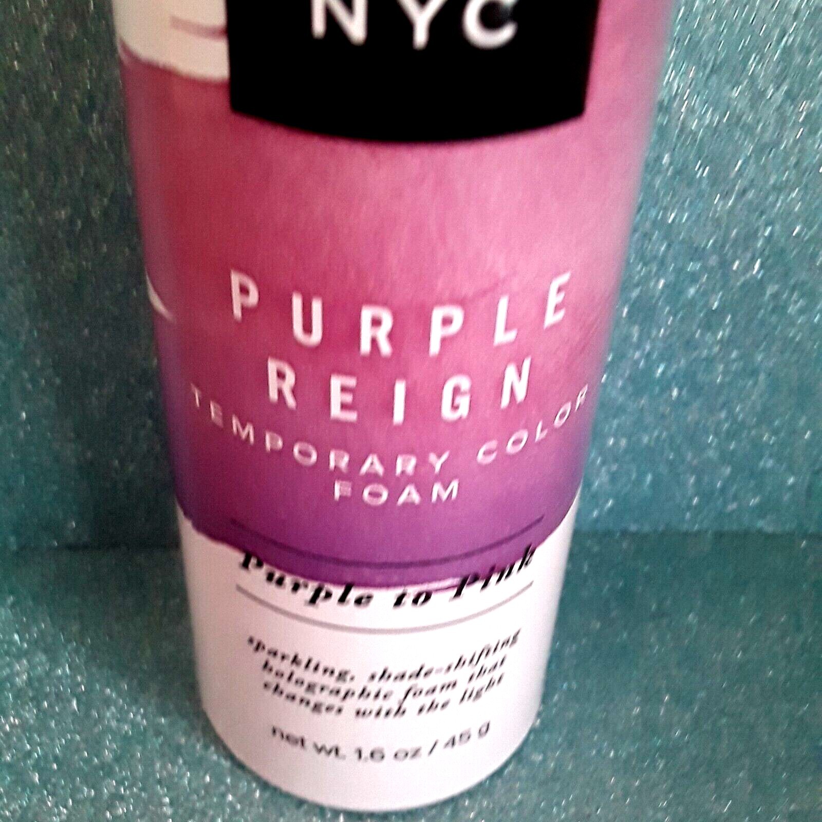  SGX NYC Temporary Hair Color Foam Reign Purple 2 Pink & Midnight Blue 2 Black 