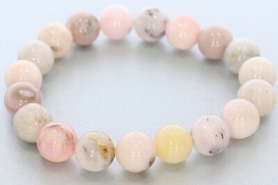  Andenopal Opal Kugel Stretch Edelstein Armband 10S132 - individuelle Größe