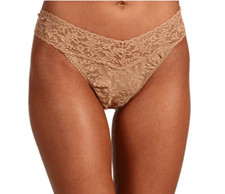 Hanky Panky Signature Lace Original Rise Thong Suntan Women's One Size L56122