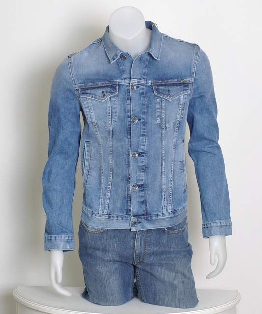 Gas Giacca Denim Stretch Uomo \
