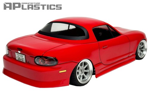RC Body Car Drift Touring 1:10 Mazda MX5 style MX 5 NB MX-5 APlastics New Shell - Picture 11 of 12