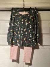 Tahari Girl NWT Two Piece Outfit Top And Bottoms Size 4